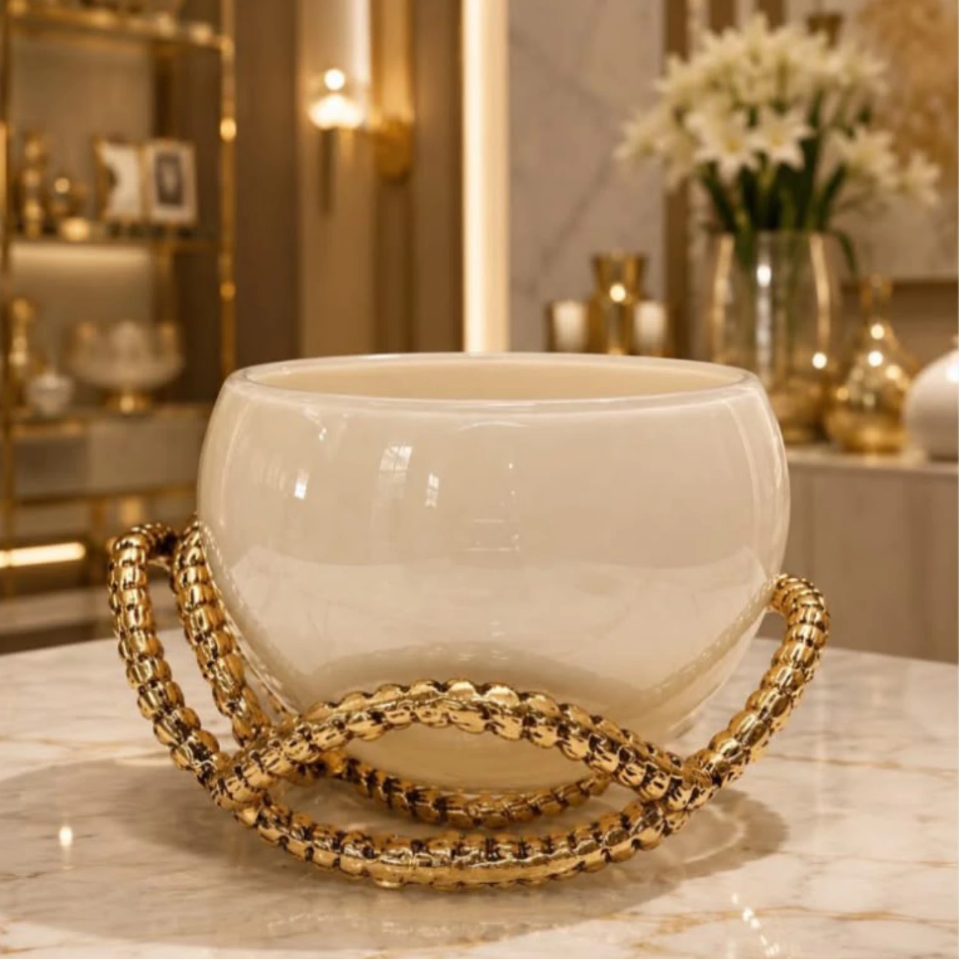 The Aurelia Beaded Vessel