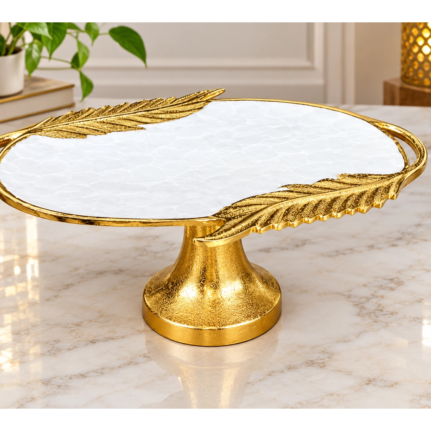 The Imperial Plume Pedestal Platter - Image 2