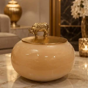 The Imperial Elephant Cream Vessel