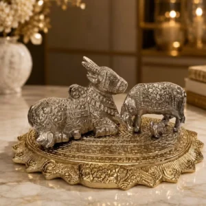 The Imperial Sacred Pair on Gilded Pedestal